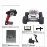 CarrosWLtoys A979-B - 4WD - 1/18 Monster Truck - r/c coche 70km/h