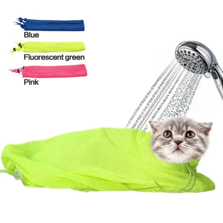 Mesh Cat Grooming Badetasche
