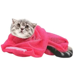 Sac de bain de toilette pour chat