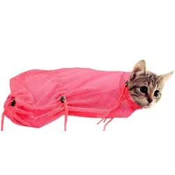 Sac de bain de toilette pour chat