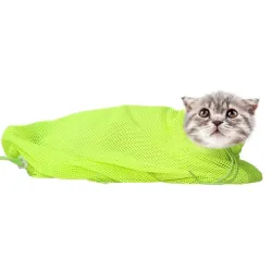 Mesh Cat Grooming Bathing BagAnimals & Pets