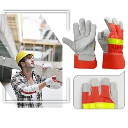 Electrónica & HerramientasFire Proof Heat Flame Resistant Protective Gloves with Reflective Strap