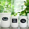 Kök Jars Blackboard Stickers 40pcs
