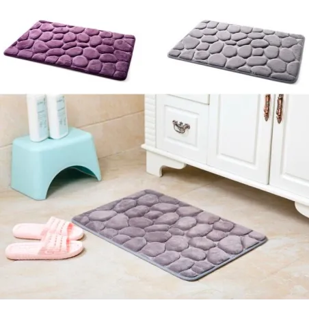 Coral Fleece Salle de bain Foam Rug Non-slip Floor Mat