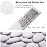 Coral Fleece Salle de bain Foam Rug Non-slip Floor Mat