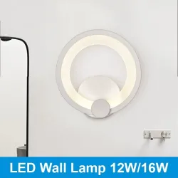 Lampada luminosa a parete moderna 12W 16W LED