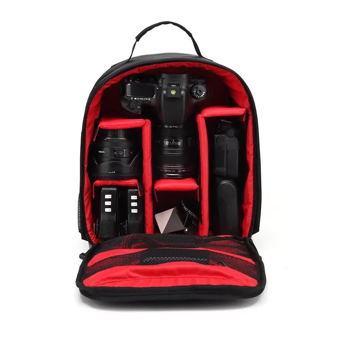 CámaraCanon Nikon DSLR HU-00 resistente al agua Mochila acolchada