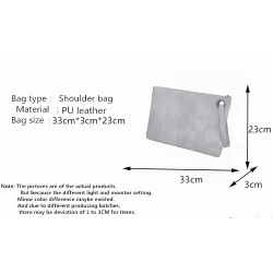 PU Leather Women's Clutch -käsilaukku