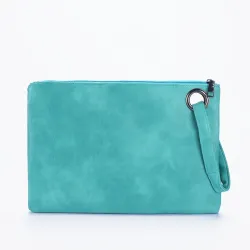 Bolsa de envelope de embreagem de couro PU - bolsa