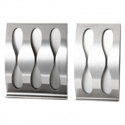 Stainless steel toothbrush holder - wall mounting