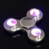 Led light finger fidget - aluminium hand spinner