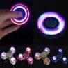 Led light finger fidget - aluminium hand spinner