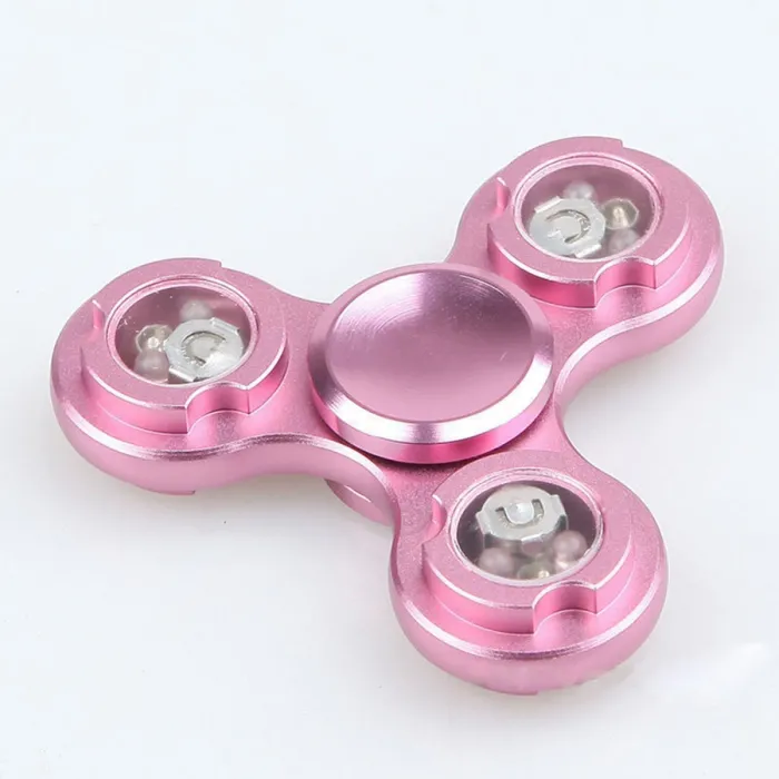 Led Licht Finger Fidget - Aluminium Hand Spinner