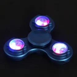 Led light finger fidget - aluminium hand spinner