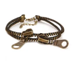 TobillerasDoble cubierta cremallera - tobillo retro