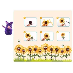 Material chenille - crianças brinquedo educacional - tubos coloridos 100 peças