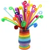 Material chenille - crianças brinquedo educacional - tubos coloridos 100 peças