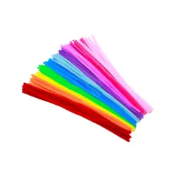 Material chenille - crianças brinquedo educacional - tubos coloridos 100 peças