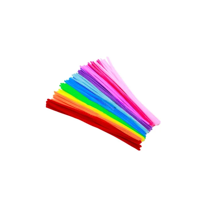 Material chenille - crianças brinquedo educacional - tubos coloridos 100 peças