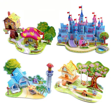 Puzzle 3D DIY - Jigsaw - Jouet éducatif bébé