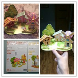 3D DIY Papier Puzzle - Puzzle - Baby Bildungsspielzeug