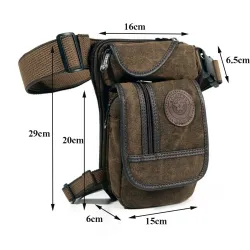 Hip belt - midja - ben - lår - militär dukpåse