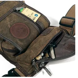 Hip belt - midja - ben - lår - militär dukpåse
