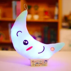 Poupée de la lune avec une couleur Feux LED 35 cm