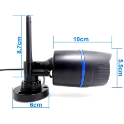 720P HD Wi-Fi utomhus vattentät infraröd CCTV Säkerhetskamera