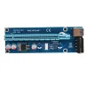 3060CM PCIe PCI-E PCI Express Riser Card 1x to 16x USB 30 Data Cable SATA to 4Pin IDE Molex Power Computer & Laptops