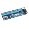 PCIe PCI-E PCI Express Riser Card 1x para 16x USB 30 Data Cable SATA para 4Pin IDE Molex Power