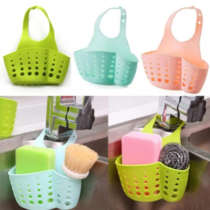 Keittiökylpyhuone, jossa on Drain Basket Storage Sink Holder