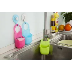 Cozinha / banheiro dobrável silicone pendurado armazenamento - rack de suporte