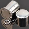 Mini ruostumaton Steel Portable Travel Telescopic Folding Cup 75 ml