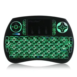 iPazzPort Wireless Mini Keyboard Touchpad LED Backlightin avulla .