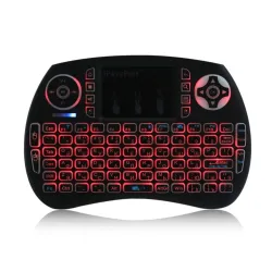 iPazzPort Draadloos Wireless Mini Keyboard Touchpad Met Backlight Led |Mediaspeler