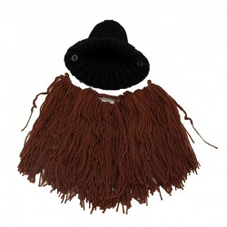 Viking Wool Beard & Hat Halloween Mask