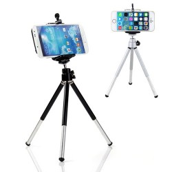 360 rotating - mini stand - tripod mount & smartphone holder