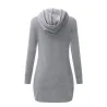 Mini dress with hood - sweater