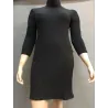 Plus Size High Neck Casual Winter DressPlus
