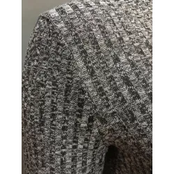 PlusMás tamaño vestido de invierno casual de cuello alto