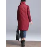 Turtleneck Loose Patchwork Tunic Talvipuku