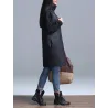 Turtleneck Loose Patchwork Tunic Talvipuku