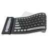 Silicone flexível - dobrável - sem fio - teclado 107 teclas - russo - Qwerty