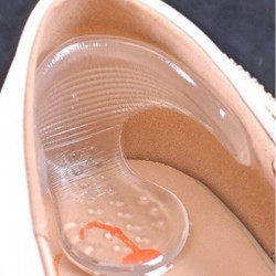 Insoles de chaussures en silicone - coussins de gel antidérapants - 1pair
