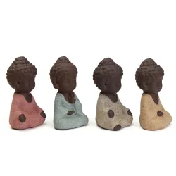 Mini statuetta monaca - statua di Buddha