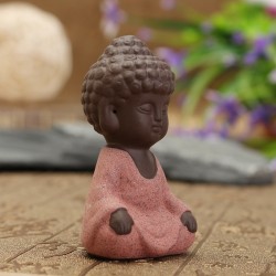 Mini statuetta monaca - statua di Buddha