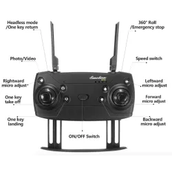 E58 WIFI FPV 2MP 720P / 1080P kamera RC Drone Quadcopter RTF