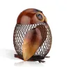 Owl geformte Metallmünzen Einsparungen Box Handwerk
