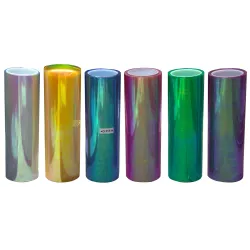 PegatinasShiny Chameleon Luces de coche Pegatina de película 120 * 30cm